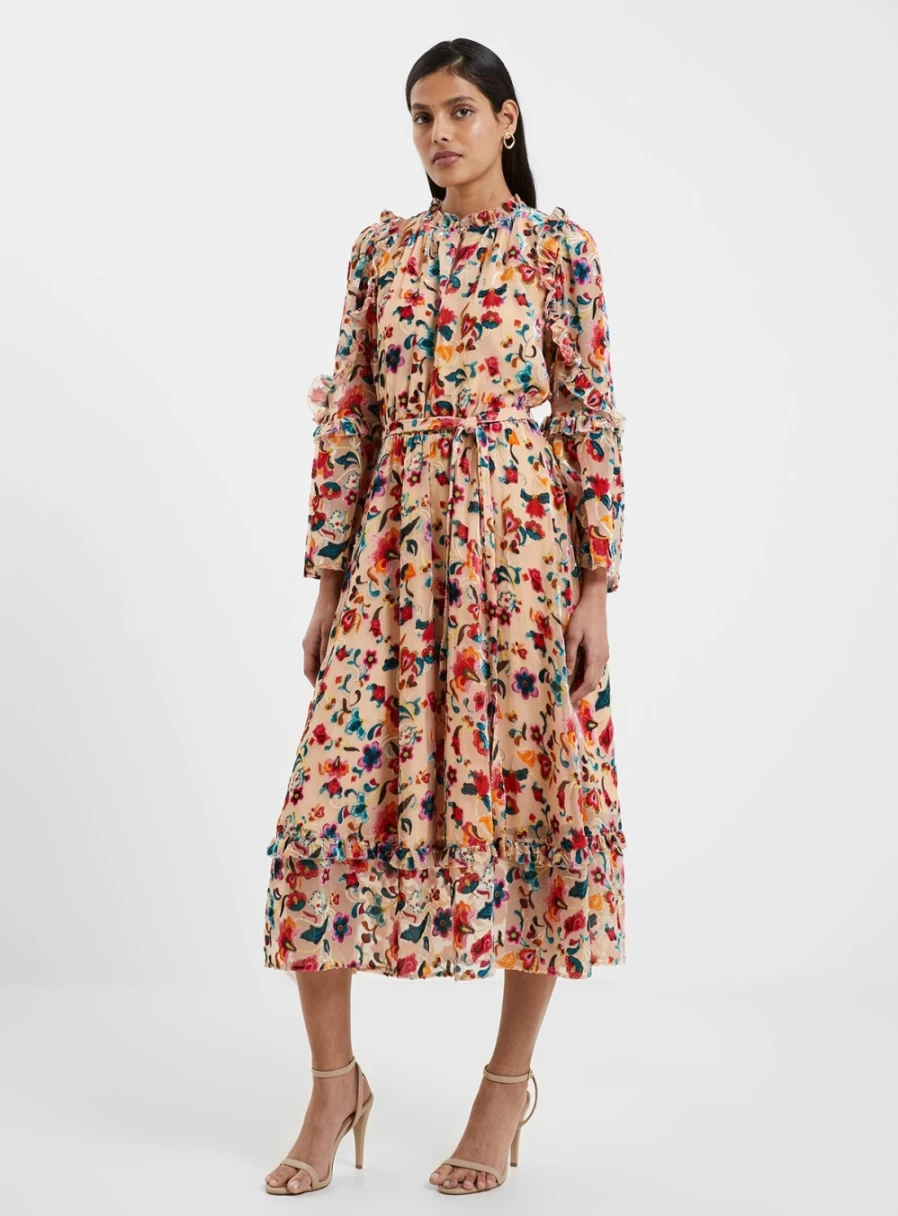 French Connection Women's Avery Burnout Dress - Size 12