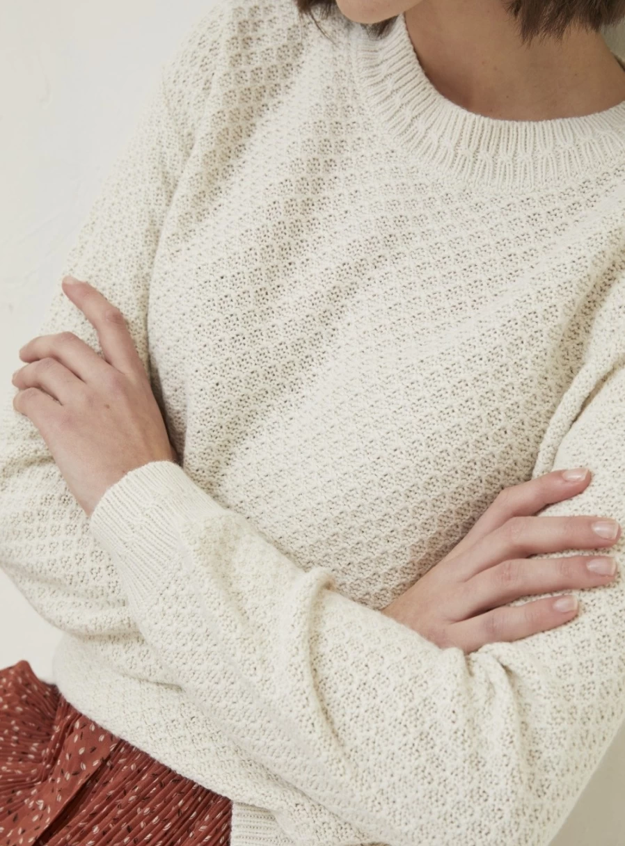 FatFace Women's Ellie Crew Neck Jumper Sweater - Cozy Knit Pullover Top
