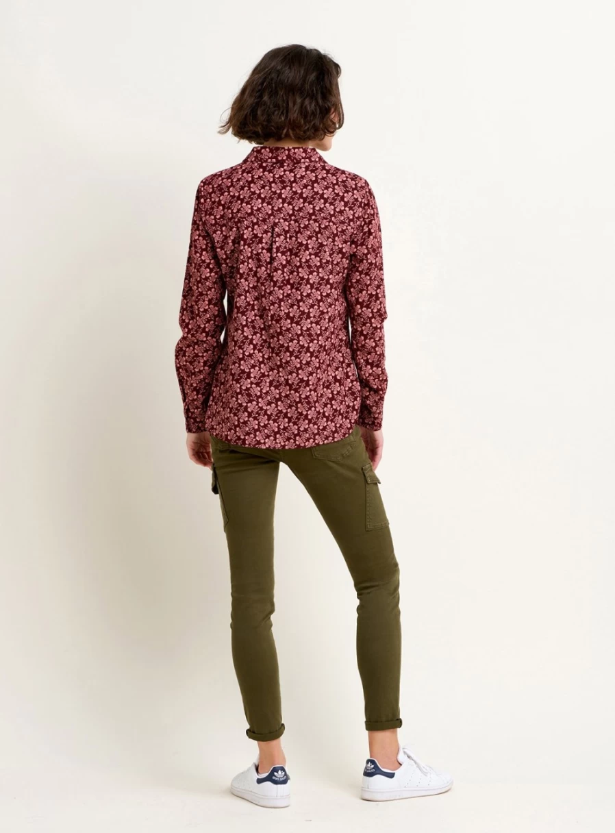 Brakeburn Women's Thistle Cord Shirt - Stylish Button-Up for Casual Wear