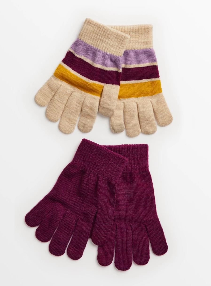 Tu Women's Pink Touchscreen Gloves - Winter Warm 2 Pack, One Size Fits All