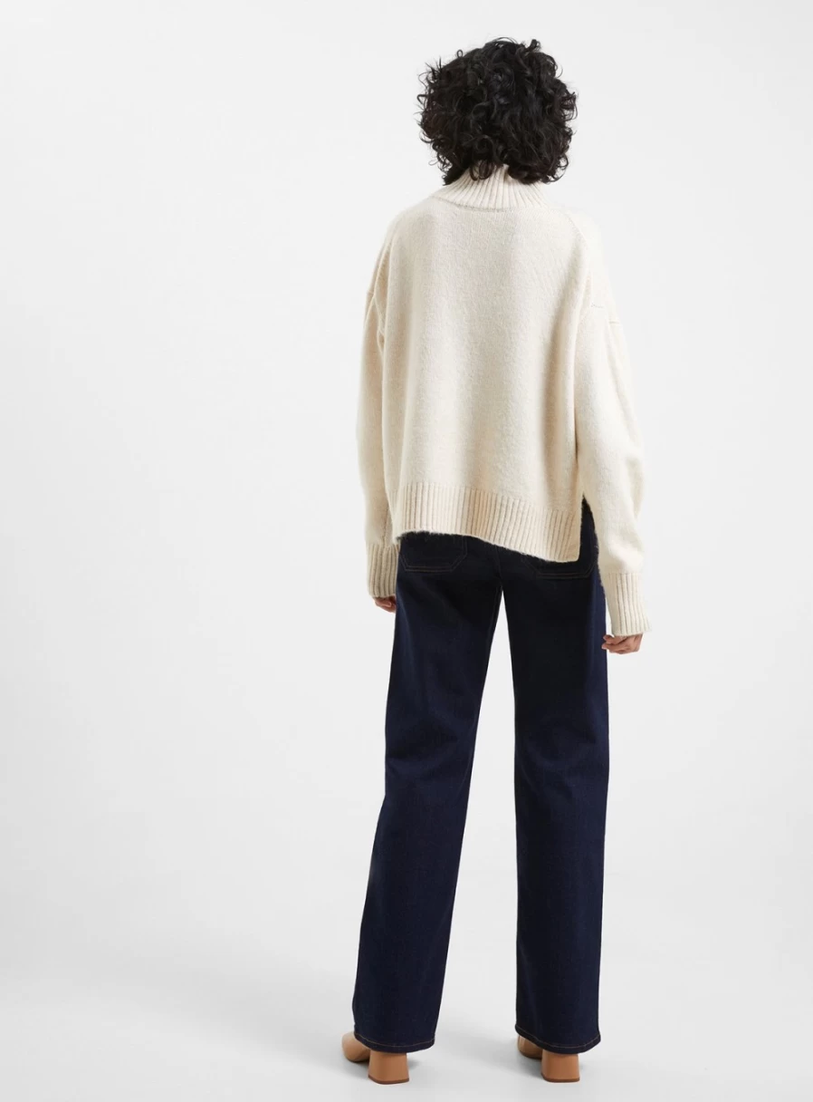 French Connection Women's Kessy High Neck Knit Jumper Sweater M