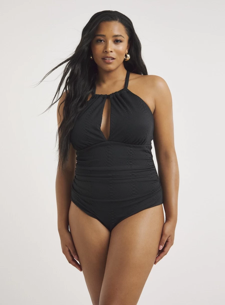 Figleaves Women's Black Kalahari Swimsuit - Size 26