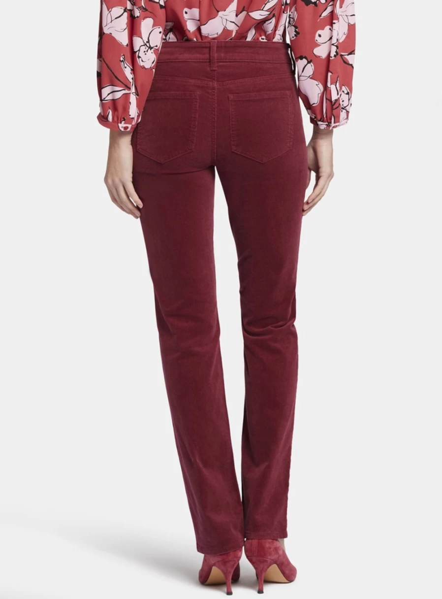 NYDJ Women's Marilyn Cord Straight Leg Jeans - Size 18 Comfort Fit Trousers