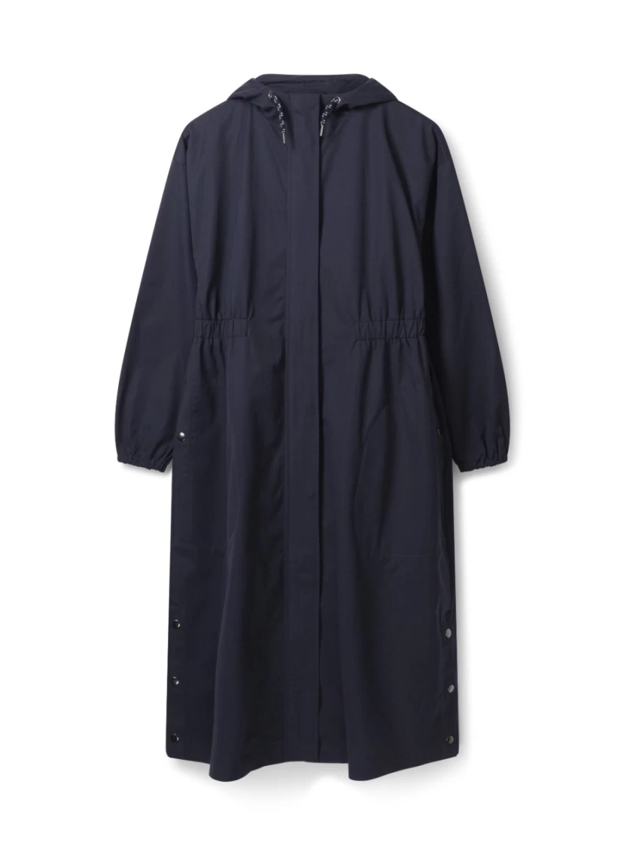 Thought Women's Kamila Organic Cotton Showerproof Jacket - Eco-Friendly Water-Resistant Coat Size 12