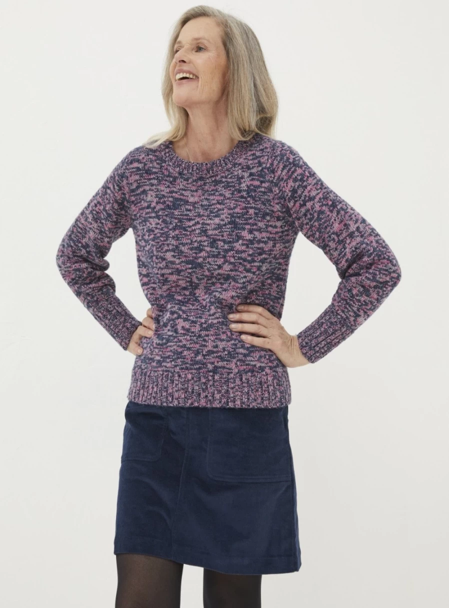 FatFace Women's Fleur Crew Neck Jumper - Cozy Knit Sweater for Women
