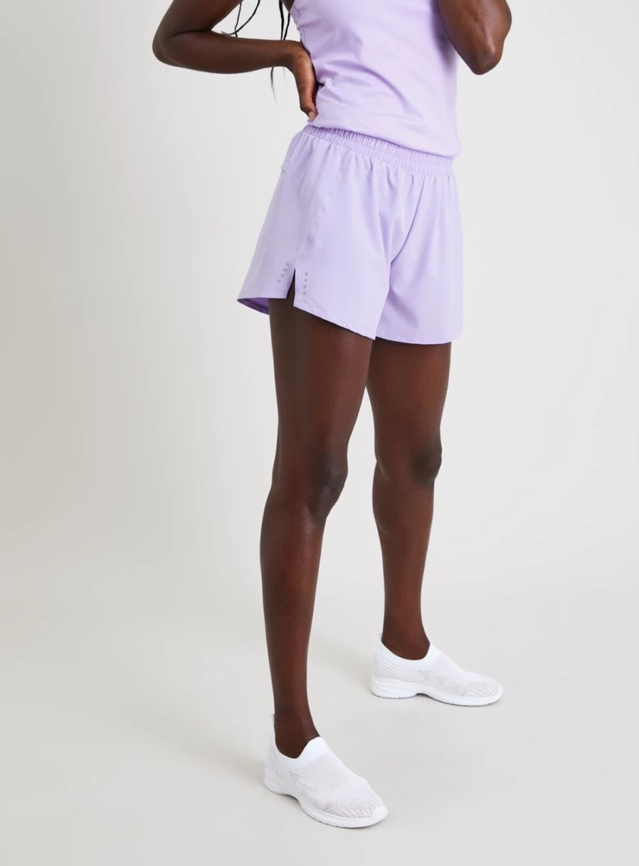 Tu Women's Active Lilac Woven Shorts - Comfortable & Stylish 10" Summer Shorts