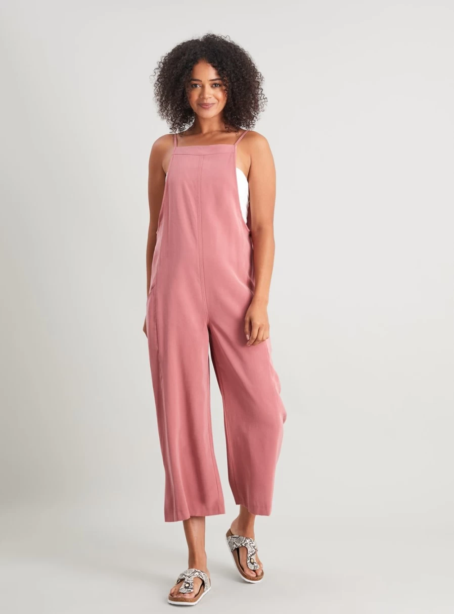 Tu Women's Pink Dungarees - Stylish Overalls for Casual Wear