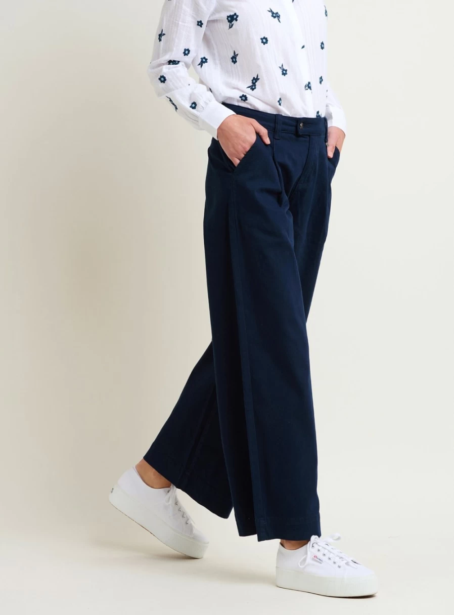 Brakeburn Women's Double Pleat Front Dress Pants - Classic Fit Trousers for Office & Formal Wear