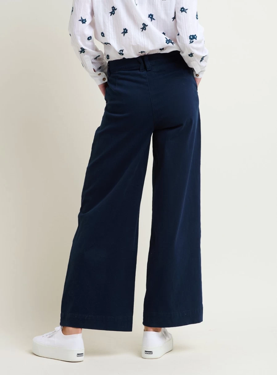 Brakeburn Women's Double Pleat Front Dress Pants - Classic Fit Trousers for Office & Formal Wear