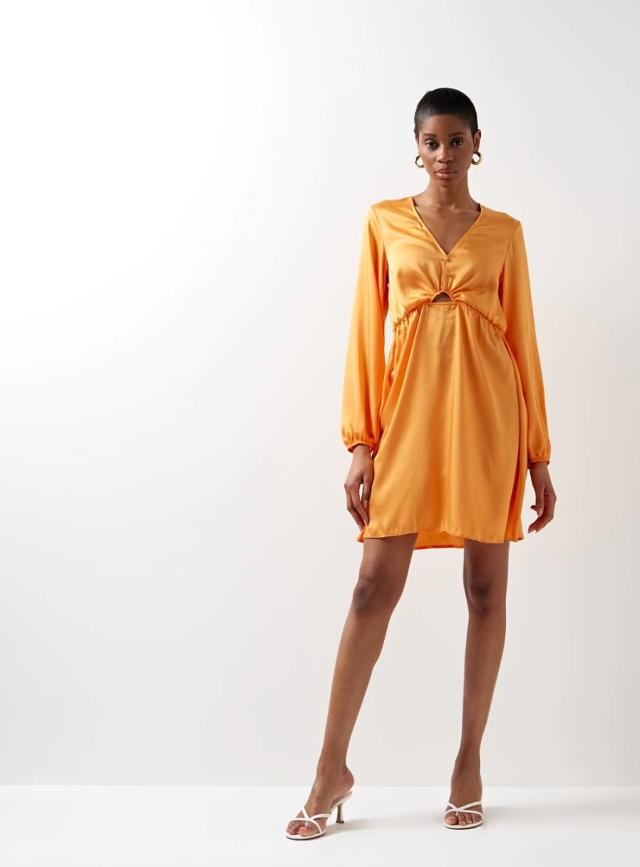 "For All The Love Women's Mini Flounce Cut Out Dress - Style 6"