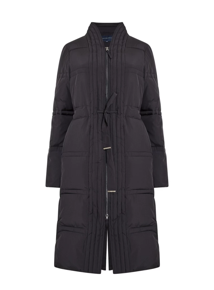 French Connection Women's Auden Long Sleeve Coat - Elegant Trench Coat for Women