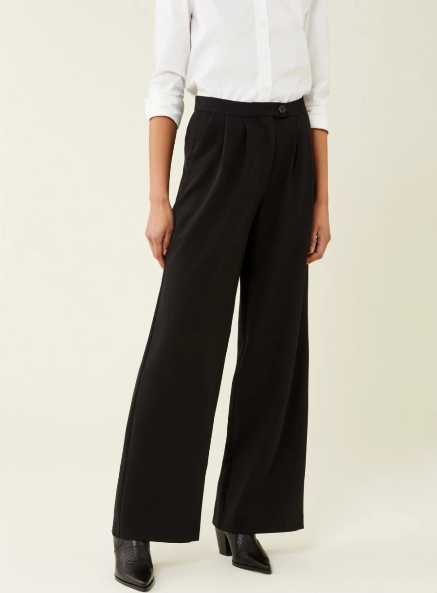 Finery Women's Jeanne Black Trousers - Size 18 Classic Fit Premium Pants