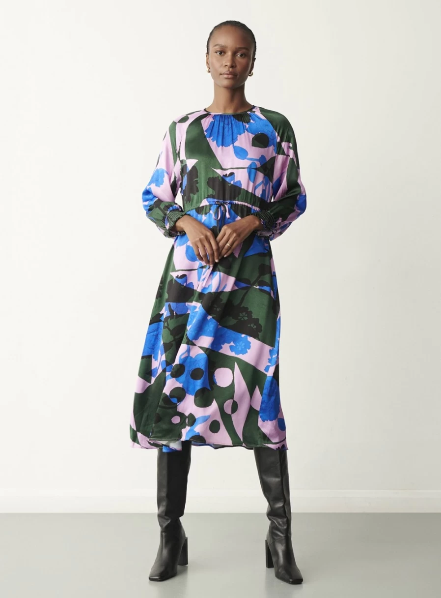 Finery Women's Florian Dress - Elegant Floral Midi Dress for Women