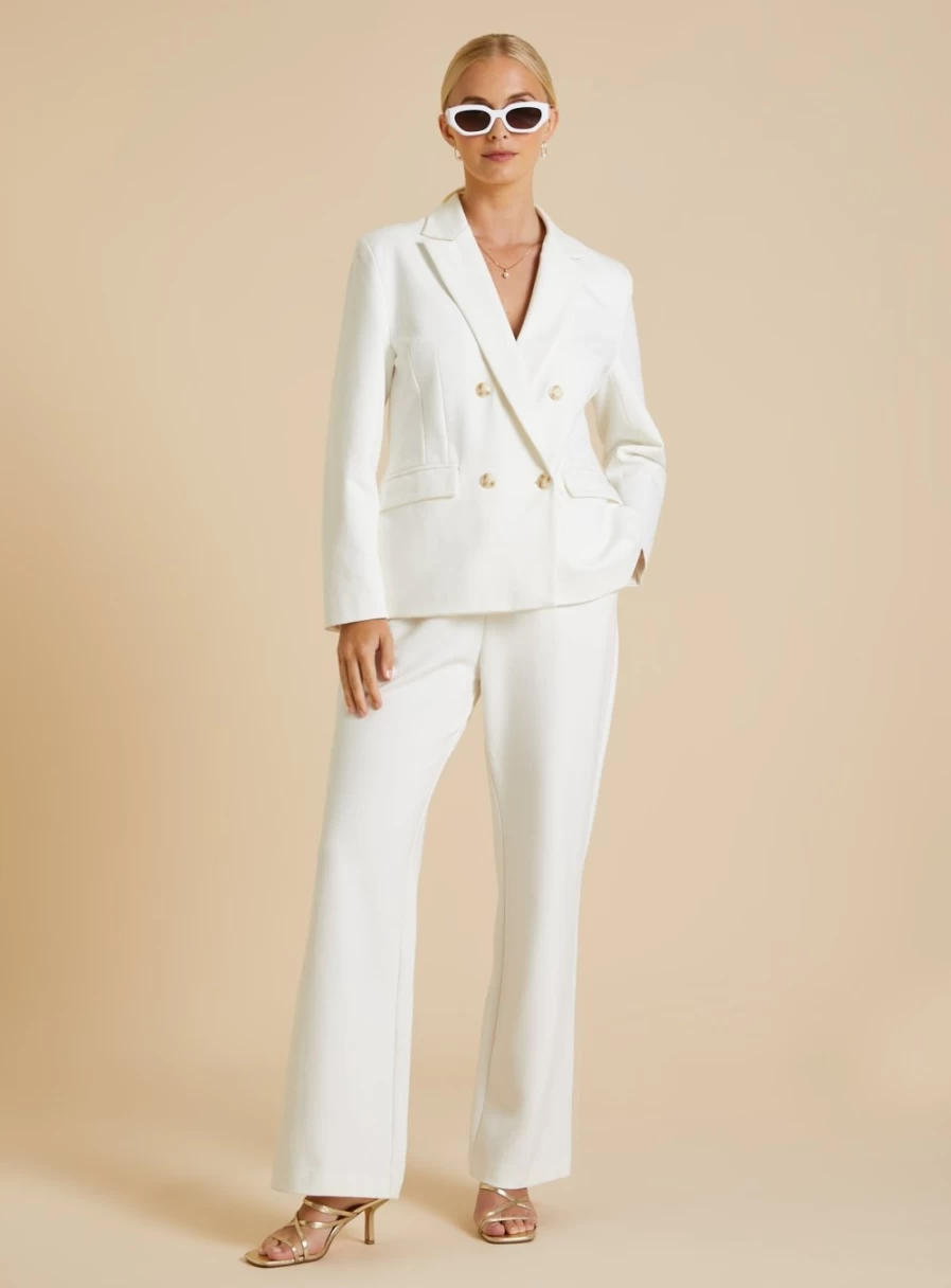 Tu Women's White Bridal Smart Trousers - Elegant Wedding Pant for Bride