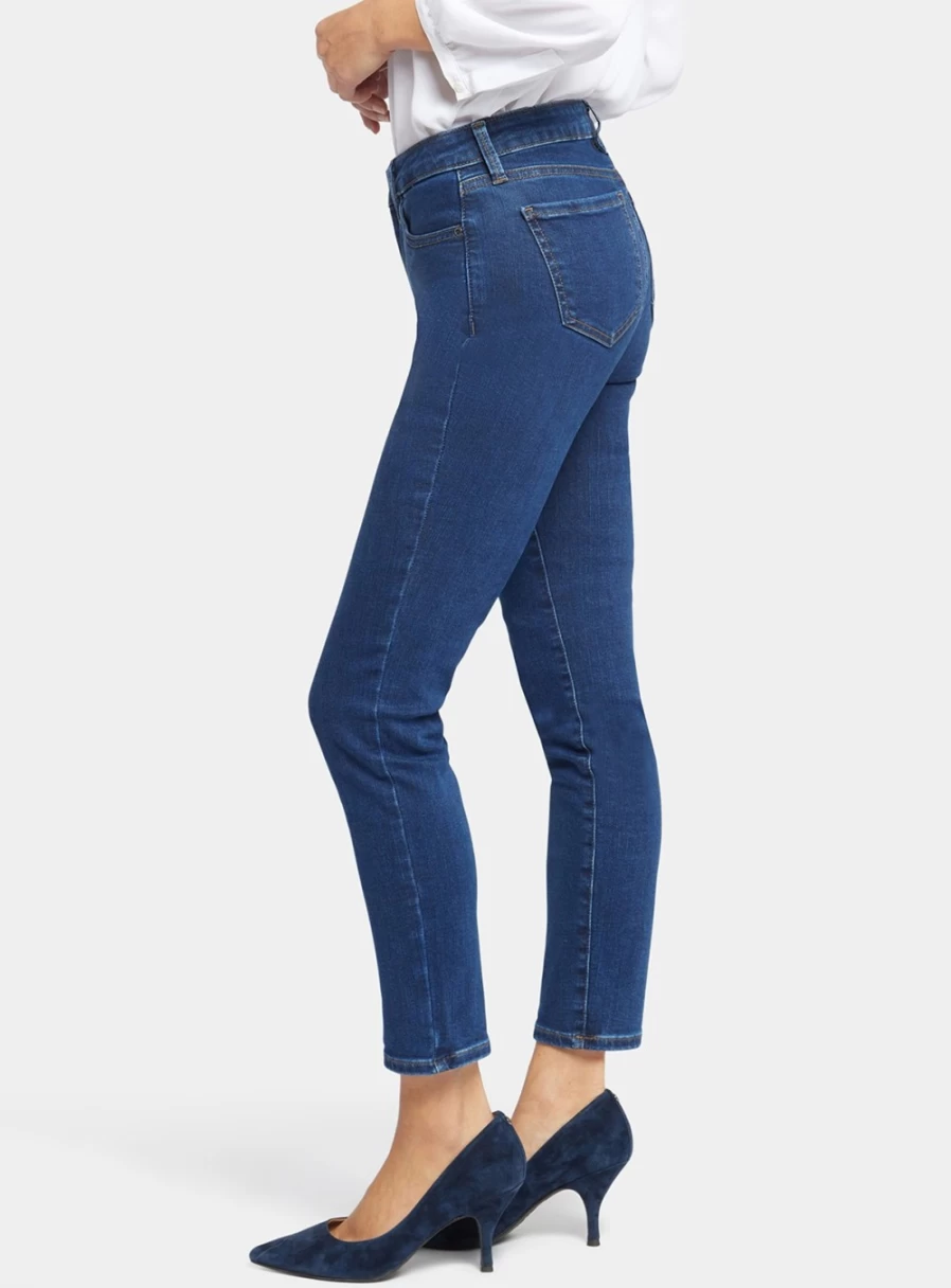 NYDJ Women's Alina Skinny Ankle Jeans in Size 10 | Slim Fit Stretch Denim Pants