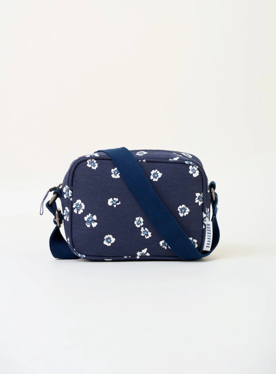 Brakeburn Women's Medium Crossbody Camera Bag with Polka Dot Floral Design One Size