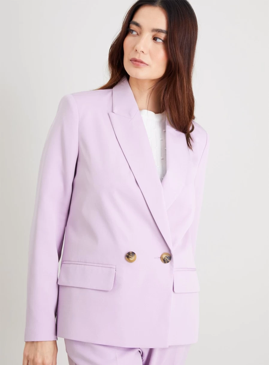 Tu Women's Lilac Coordinated Blazer Jacket - Size 18