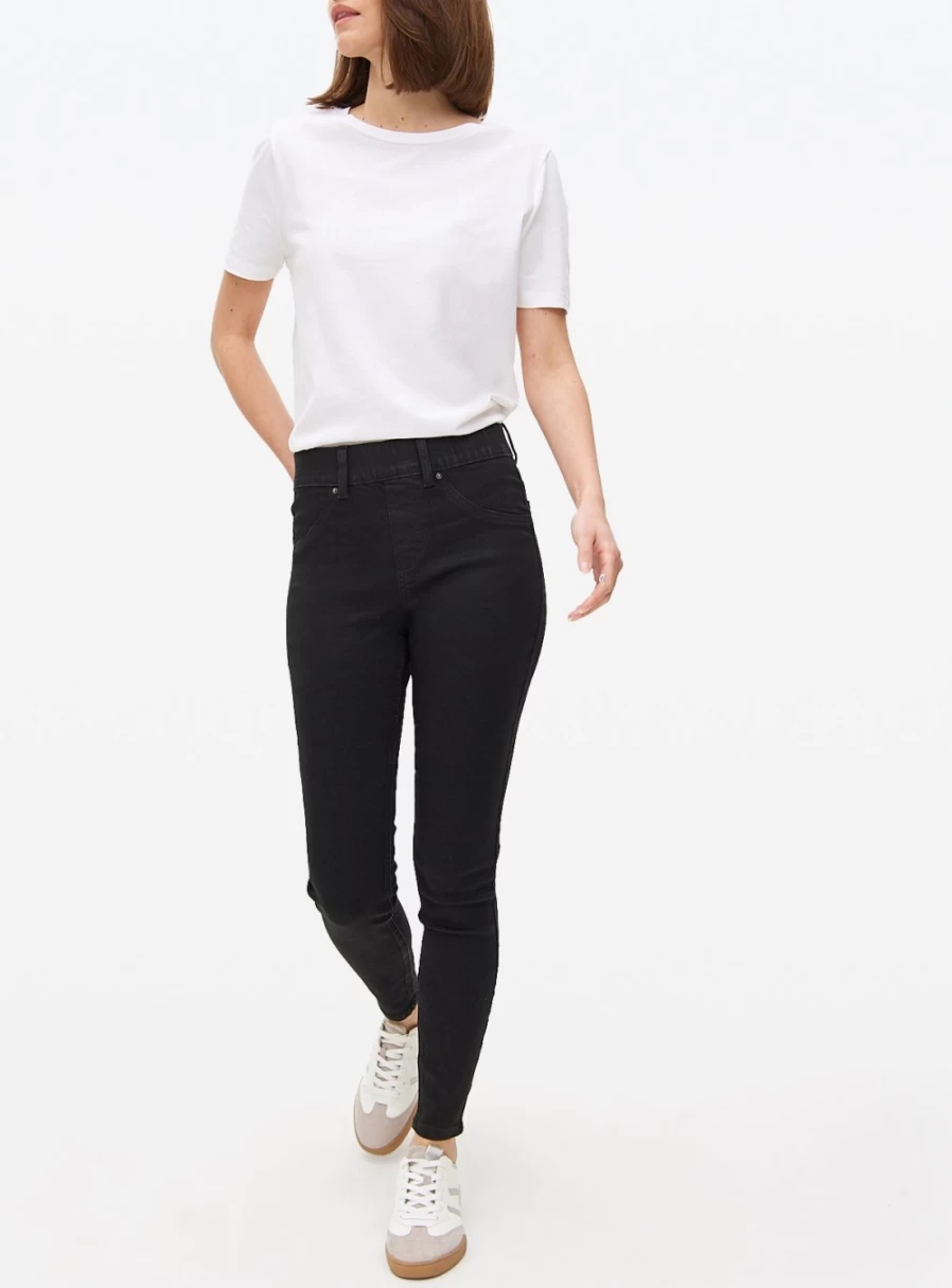 "TU Women's Black Jeggings - Size 22 Stretch Comfort Fit High Waist Denim Look"