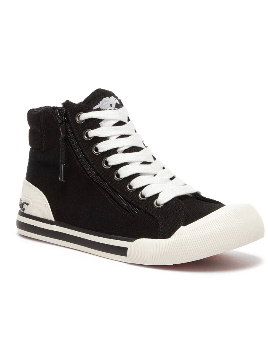 Rocket Dog Women's Jazzin Hi Top Sneakers - Stylish High Top Canvas Shoes for Women