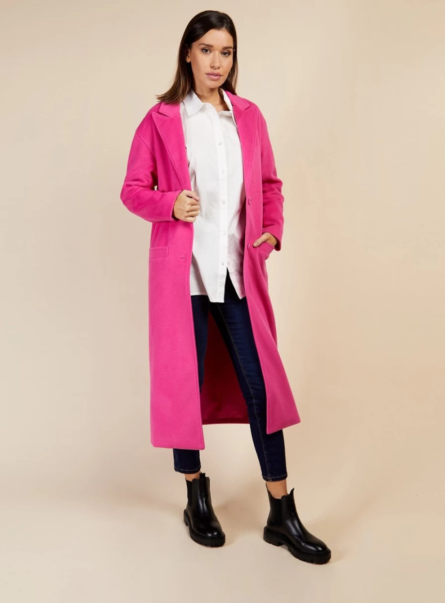 Vogue Williams Women's Pink Coat Size 16 - Stylish Winter Outerwear