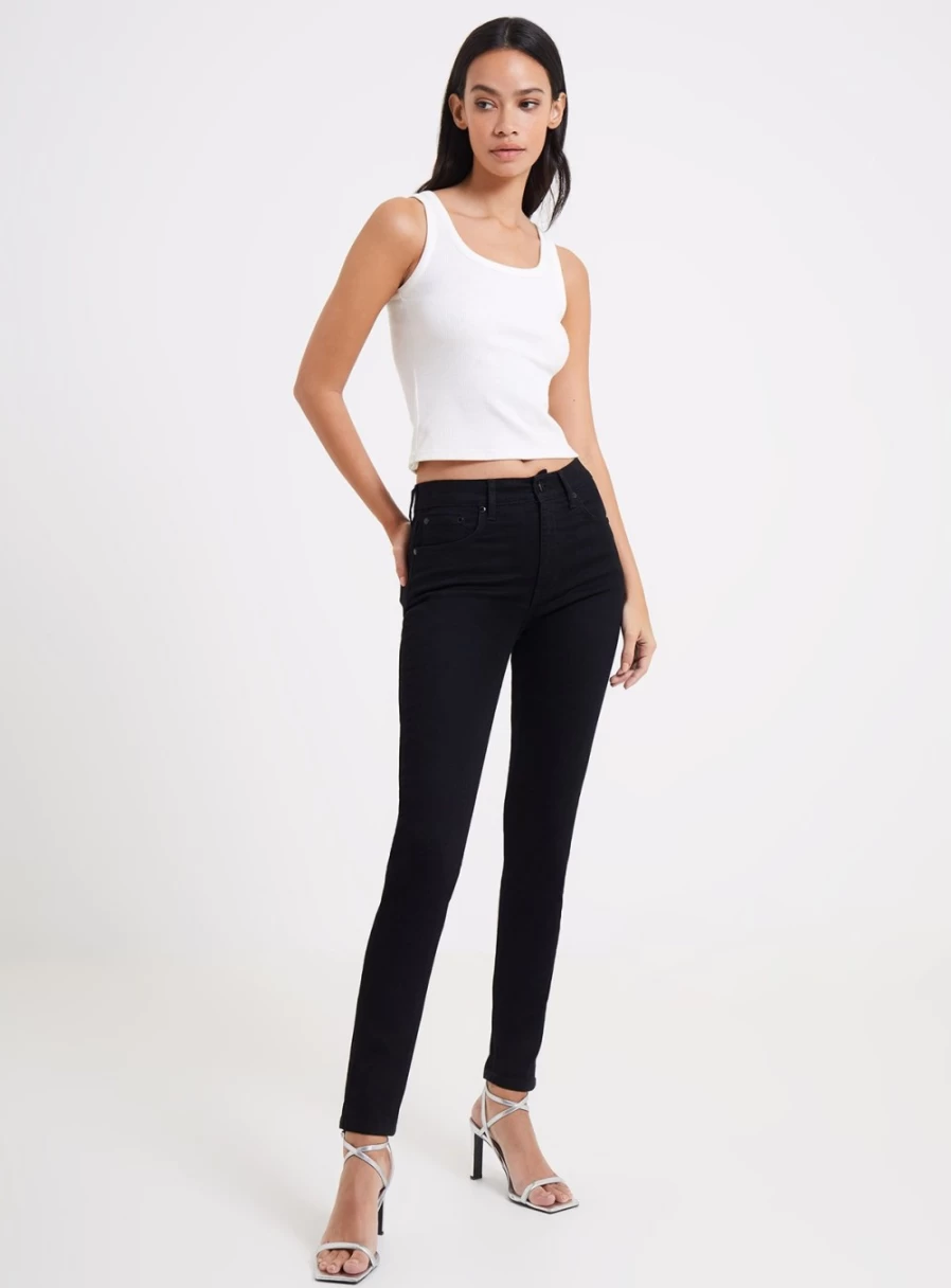 French Connection Women's Rebound Response Skinny Jeans - Size 30x6, High-Stretch Denim, Slim Fit, Comfortable & Stylish