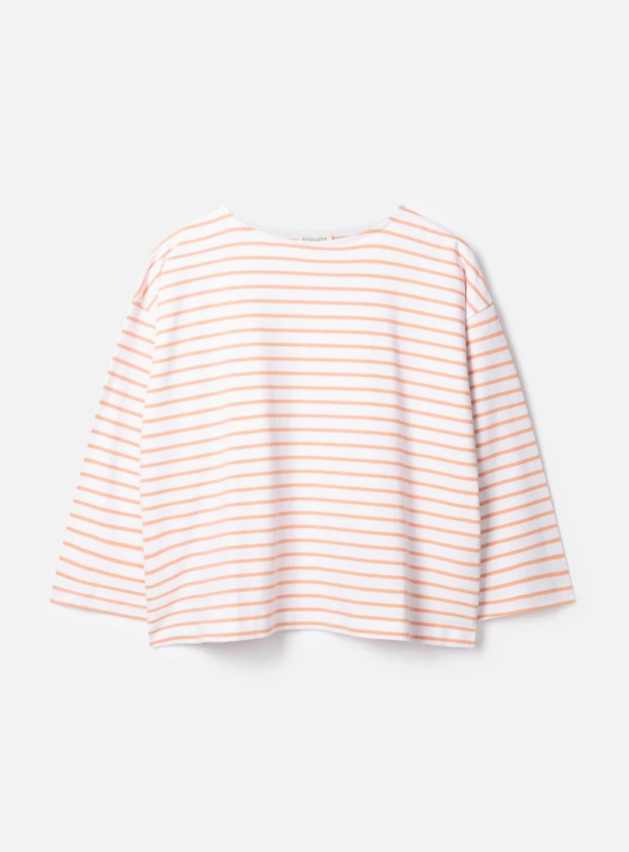 "Thought Women's Fairtrade Organic Cotton Breton Top – Sustainable Ethical Fashion"