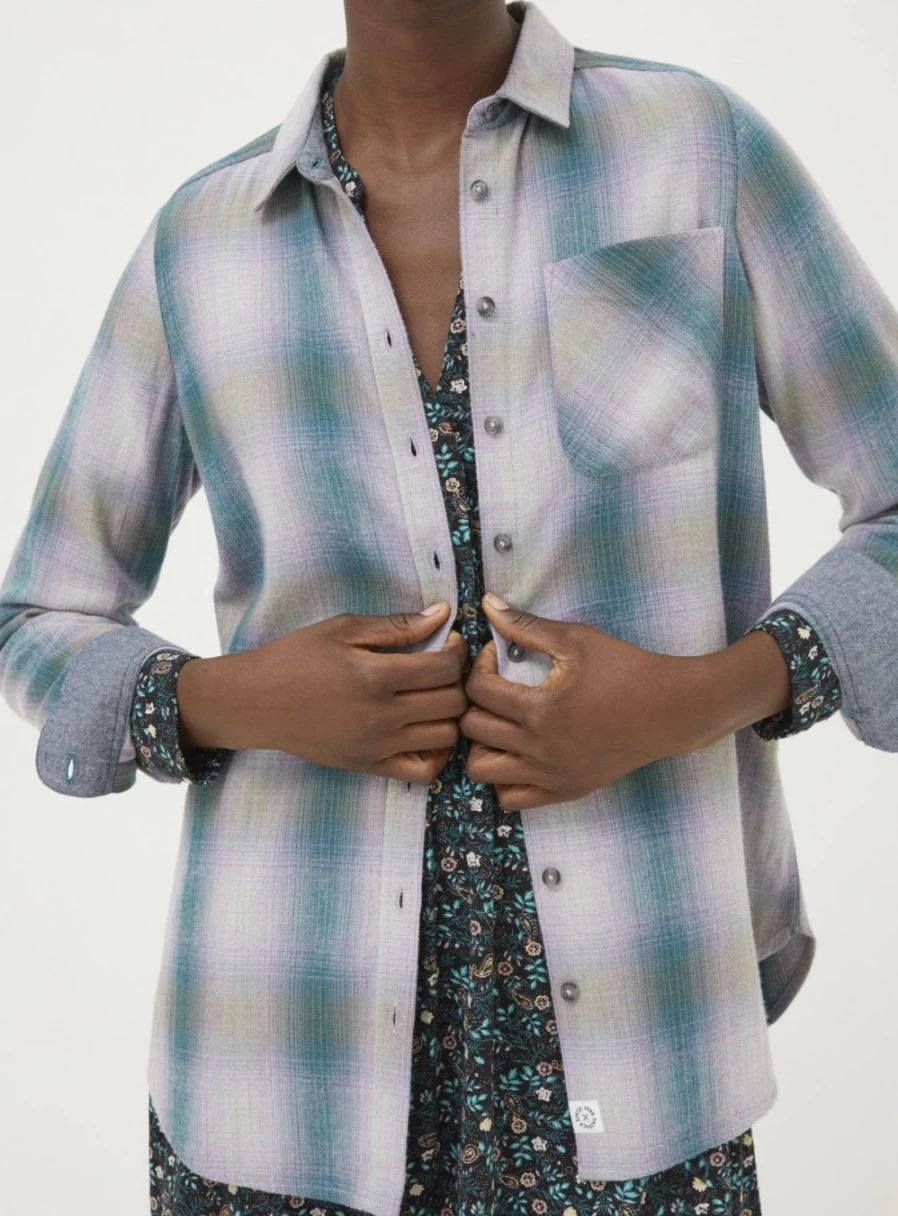 FatFace Women's Olivia Check Shirt - Stylish Plaid Top for Casual Wear