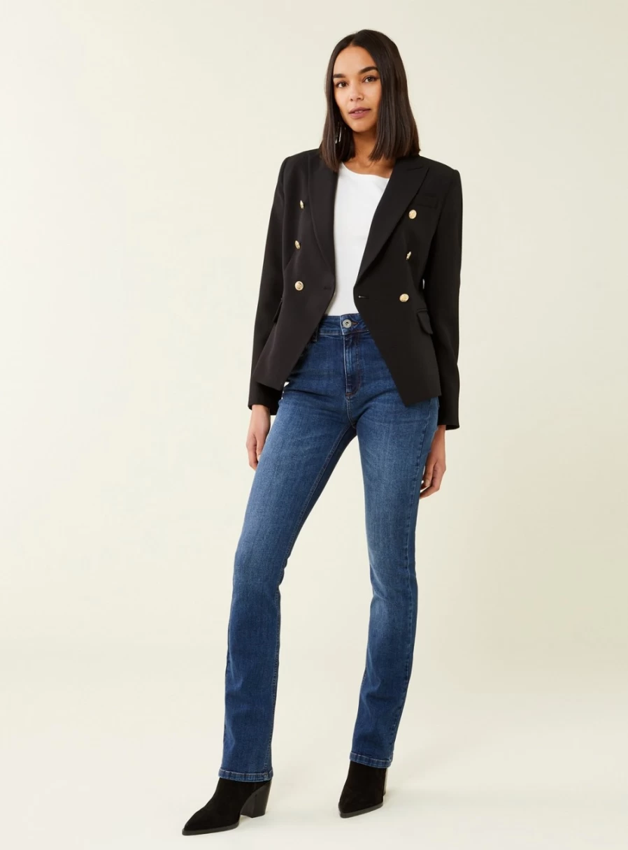 Finery Women's Black Lydia Jacket - Stylish Outerwear for Everyday Wear