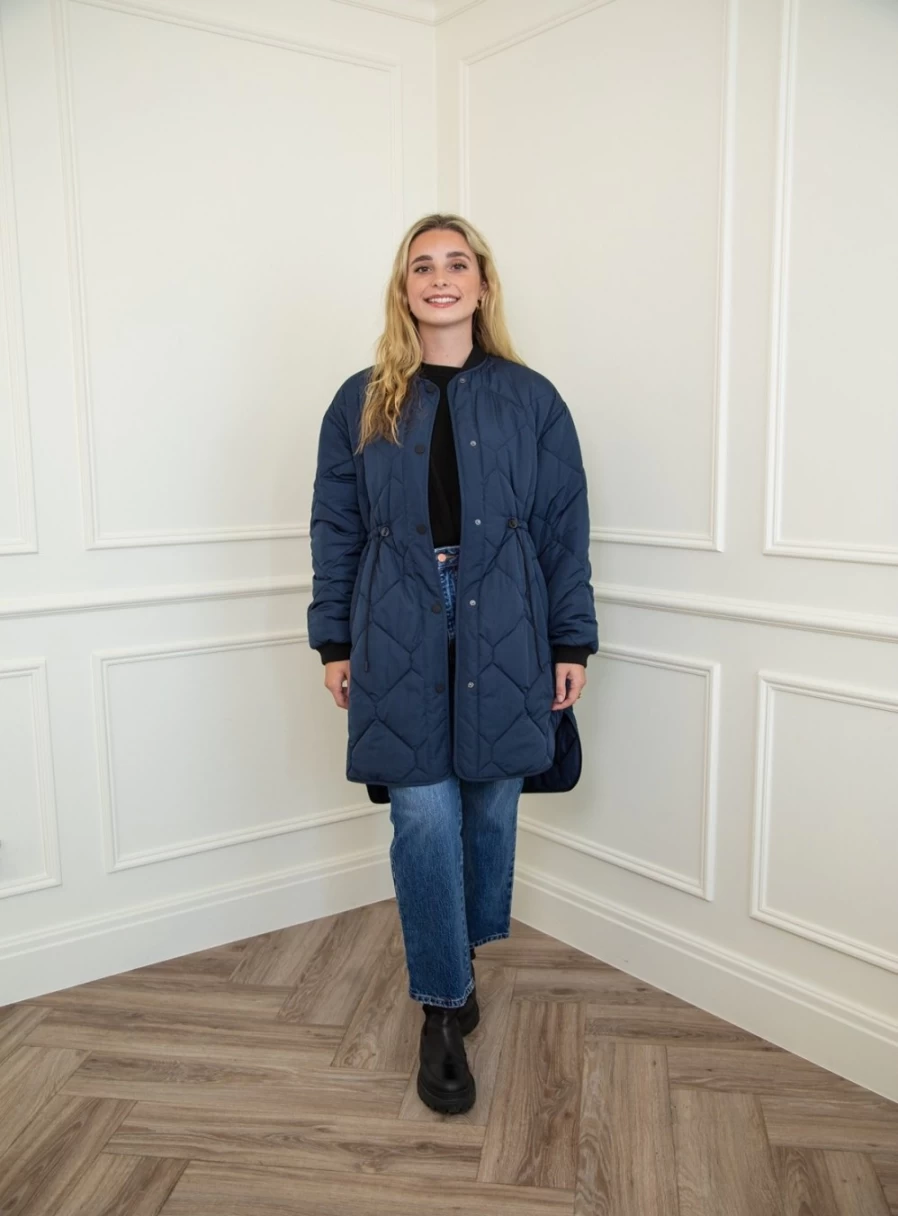 Four Seasons Women's Quilted Bomber Jacket Lightweight for All Seasons