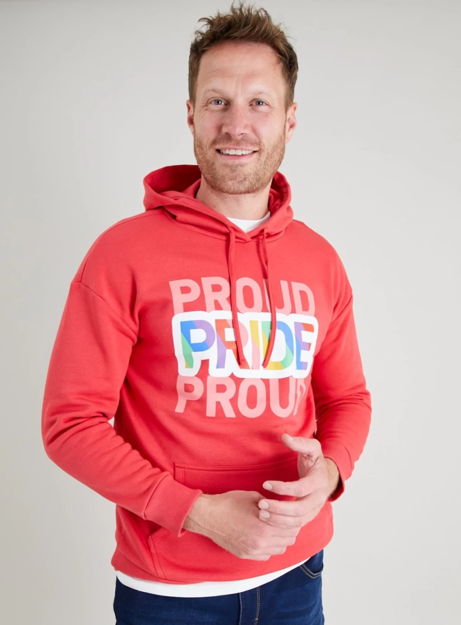 Tu Women's Red Pride Hoodie - Comfortable & Stylish Pullover Sweatshirt