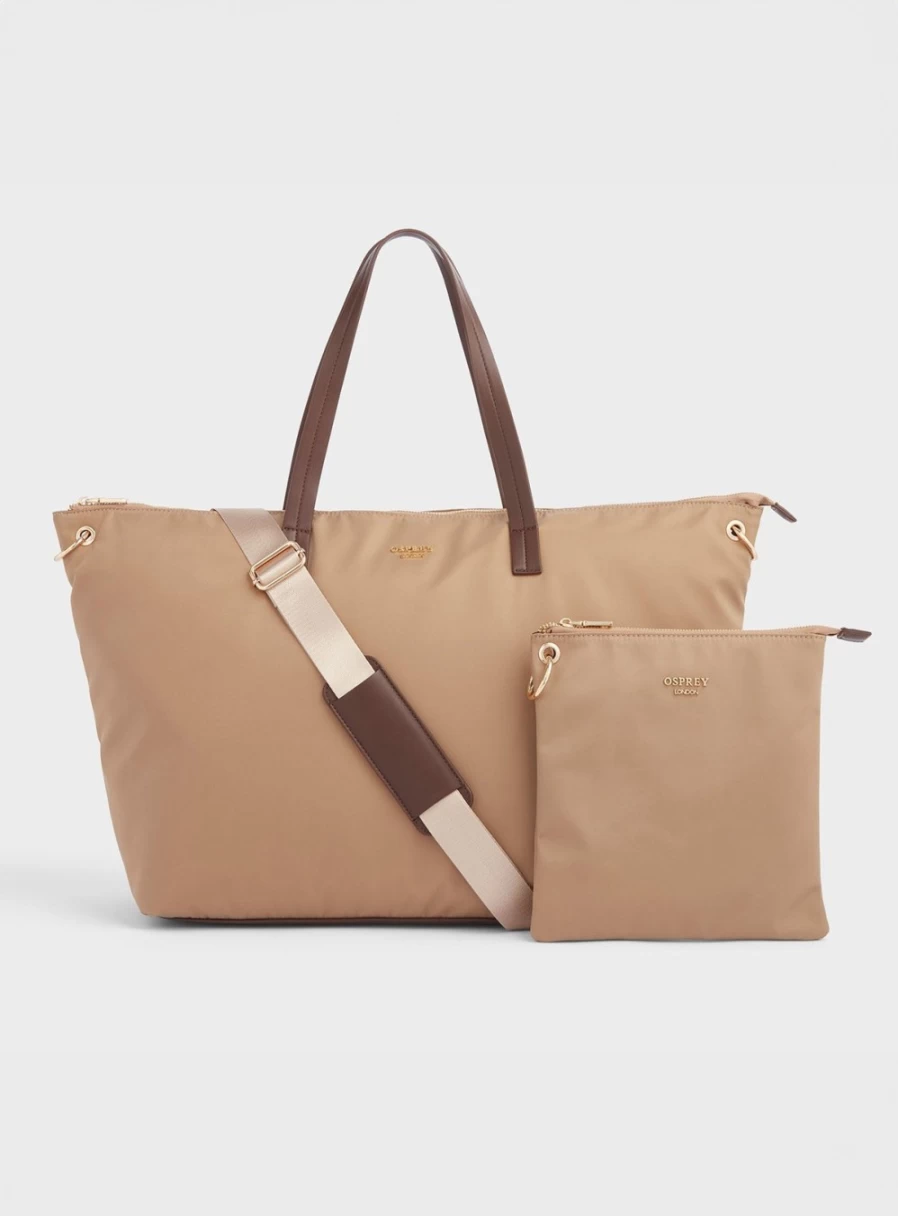 Osprey London The Wanderer Women's Nylon Weekender Bag with Detachable Pouch - Stylish Travel Tote