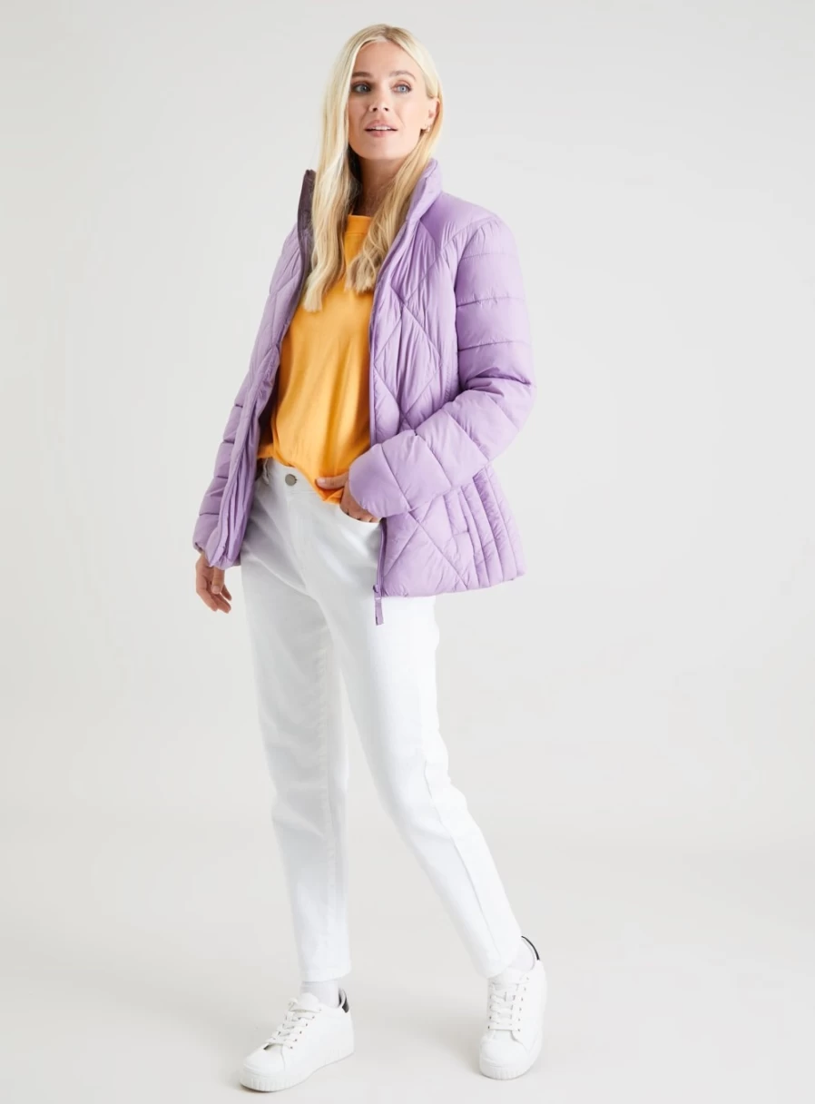 Tu Women's Lilac Lightweight Padded Jacket - Spring 22 Collection