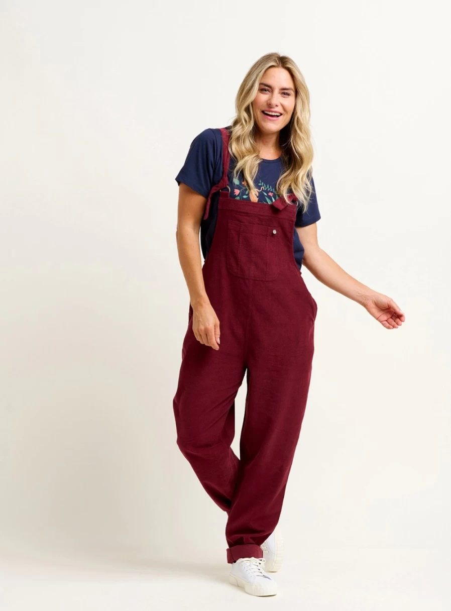 Brakeburn Women's Niko Cord Dungarees - Stylish Corduroy Overalls for Women