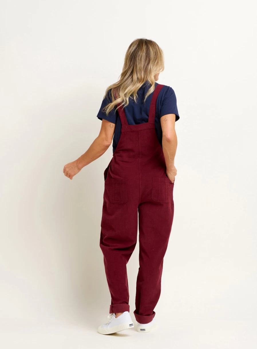 Brakeburn Women's Niko Cord Dungarees - Stylish Corduroy Overalls for Women