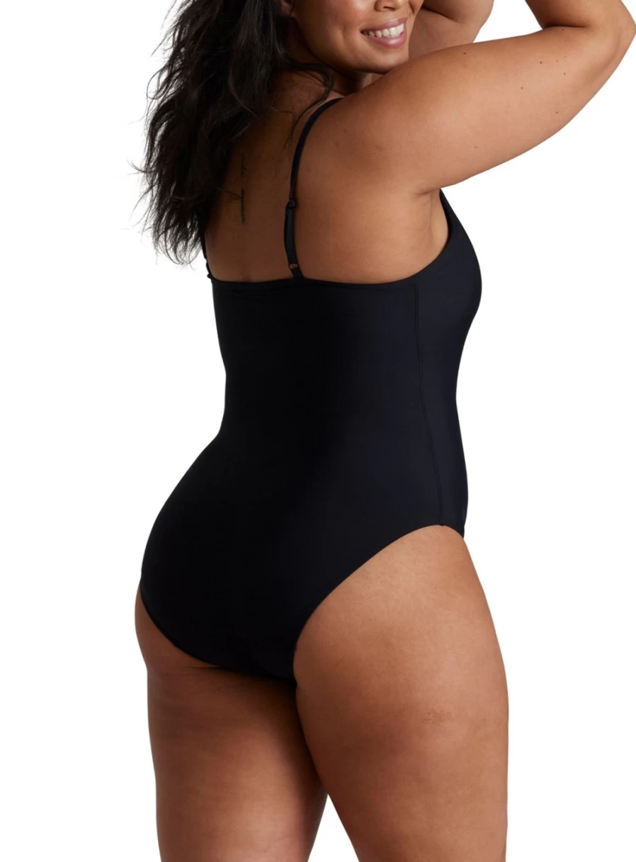 Love Luna Women's Black Period Swimsuit Size 14-16 - Comfortable Swimwear for Menstrual Cycle