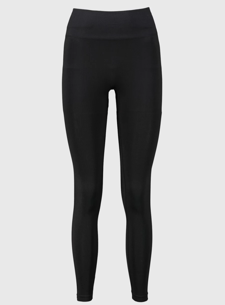 Tu Petite Women's Seamless Black Active Leggings - Stretchy & Comfortable Petite Workout Pants - Size S