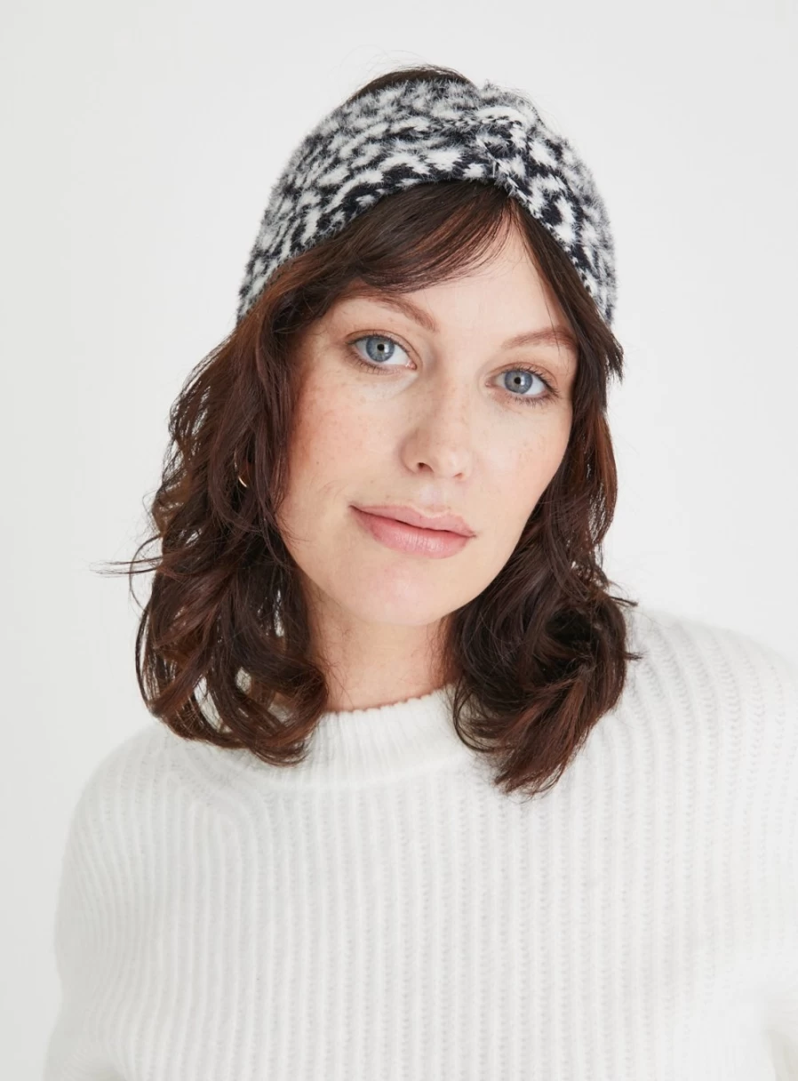 Tu Women's Leopard Print Headband - Adjustable Fashion Hair Accessory for Women
