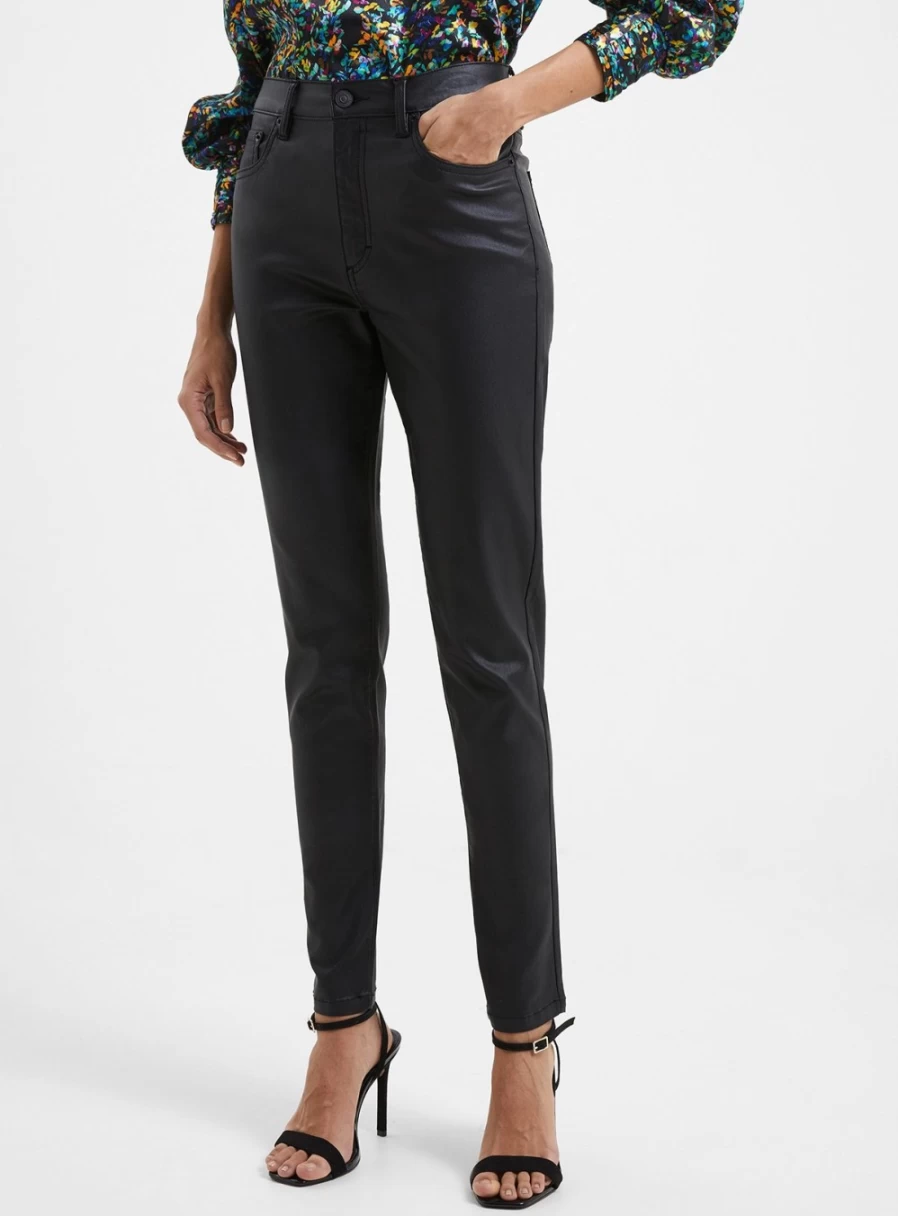 French Connection Women's Gloss Straight Leg Jeans - Size 12 Denim Pants