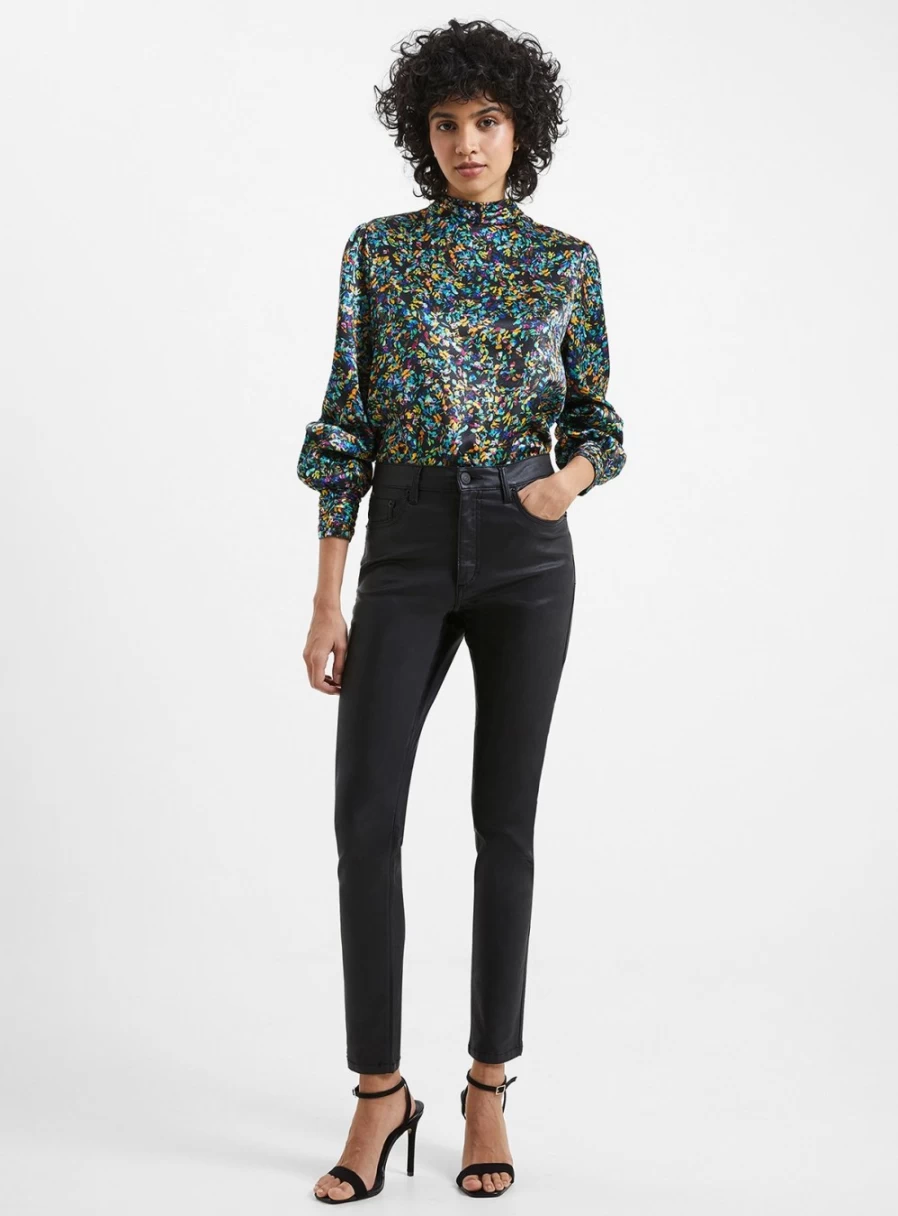 French Connection Women's Gloss Straight Leg Jeans - Size 12 Denim Pants