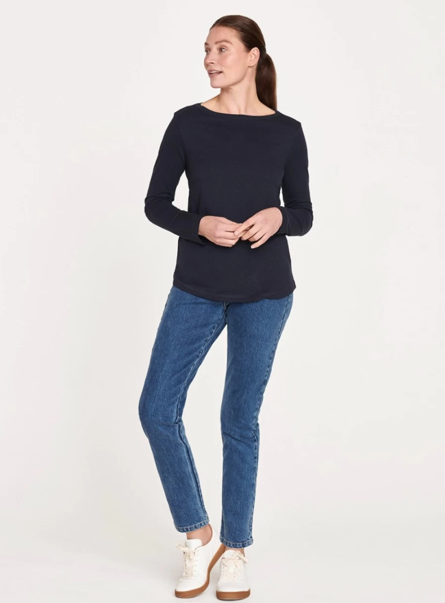 Thought Women's Fairtrade Organic Cotton Long Sleeve Top - Sustainable Ethical Fashion