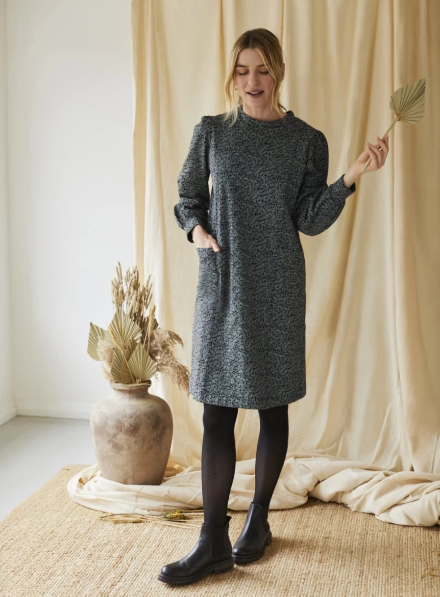 "Thought Women's Alvarra Organic Cotton Printed Tunic Dress - Size 12"