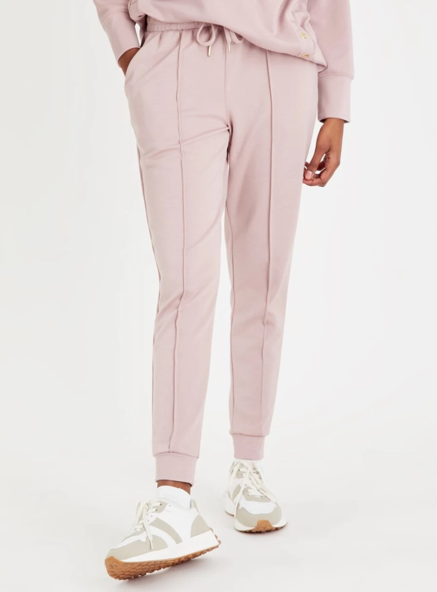 Tu Women's Blush Pink Jogger Pants - Stylish Comfort & Casual Lounge Coord Set