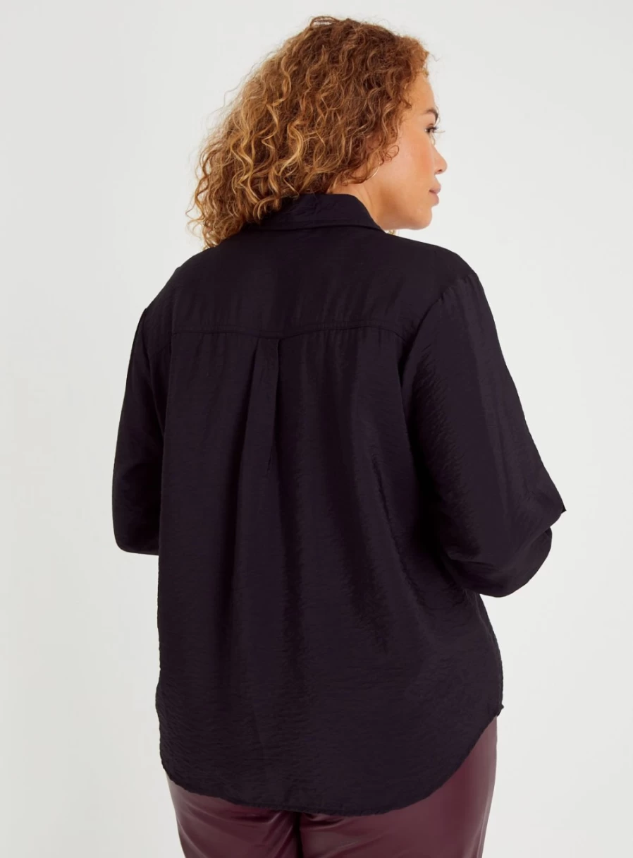 "TU Women's Black Utility Shirt - Stylish & Functional Top for Everyday Wear"