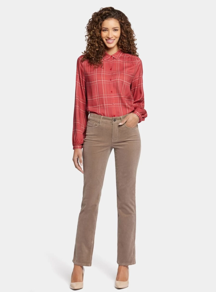 NYDJ Women's Marilyn Cord Straight Leg Jeans - Size 18