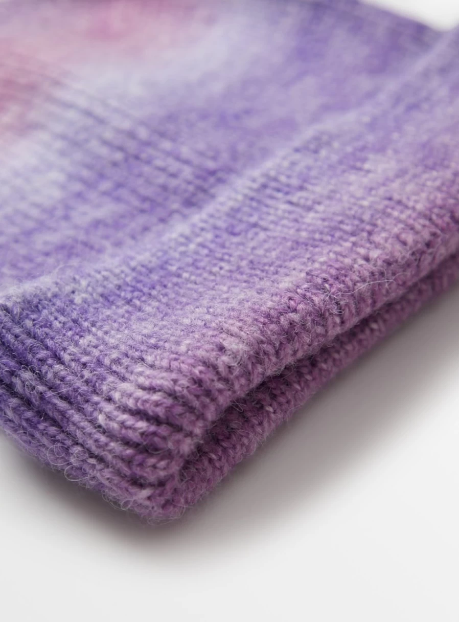 "Tu Women's Purple Ombre Knit Hat - One Size Fits All"