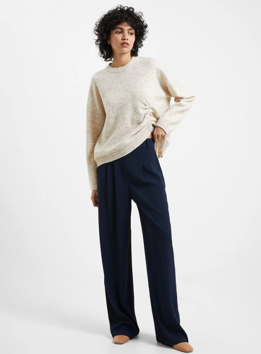French Connection Women's Harry Suiting Trousers - Size 16 | Classic Fit Formal Pants