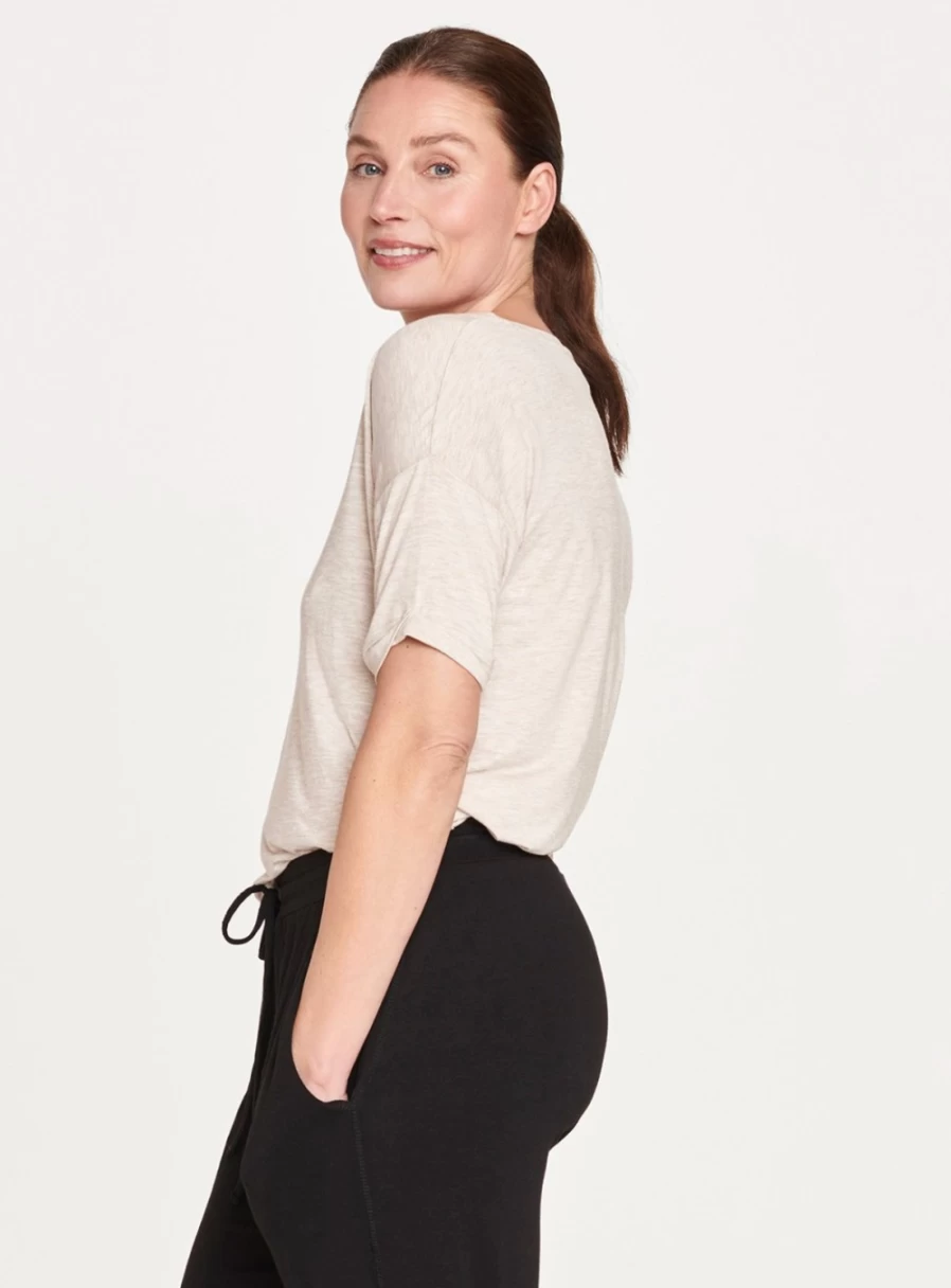 Thought Women's Naturally Soft Short Sleeve Seacell T-Shirt - Eco-Friendly Organic Cotton Tee