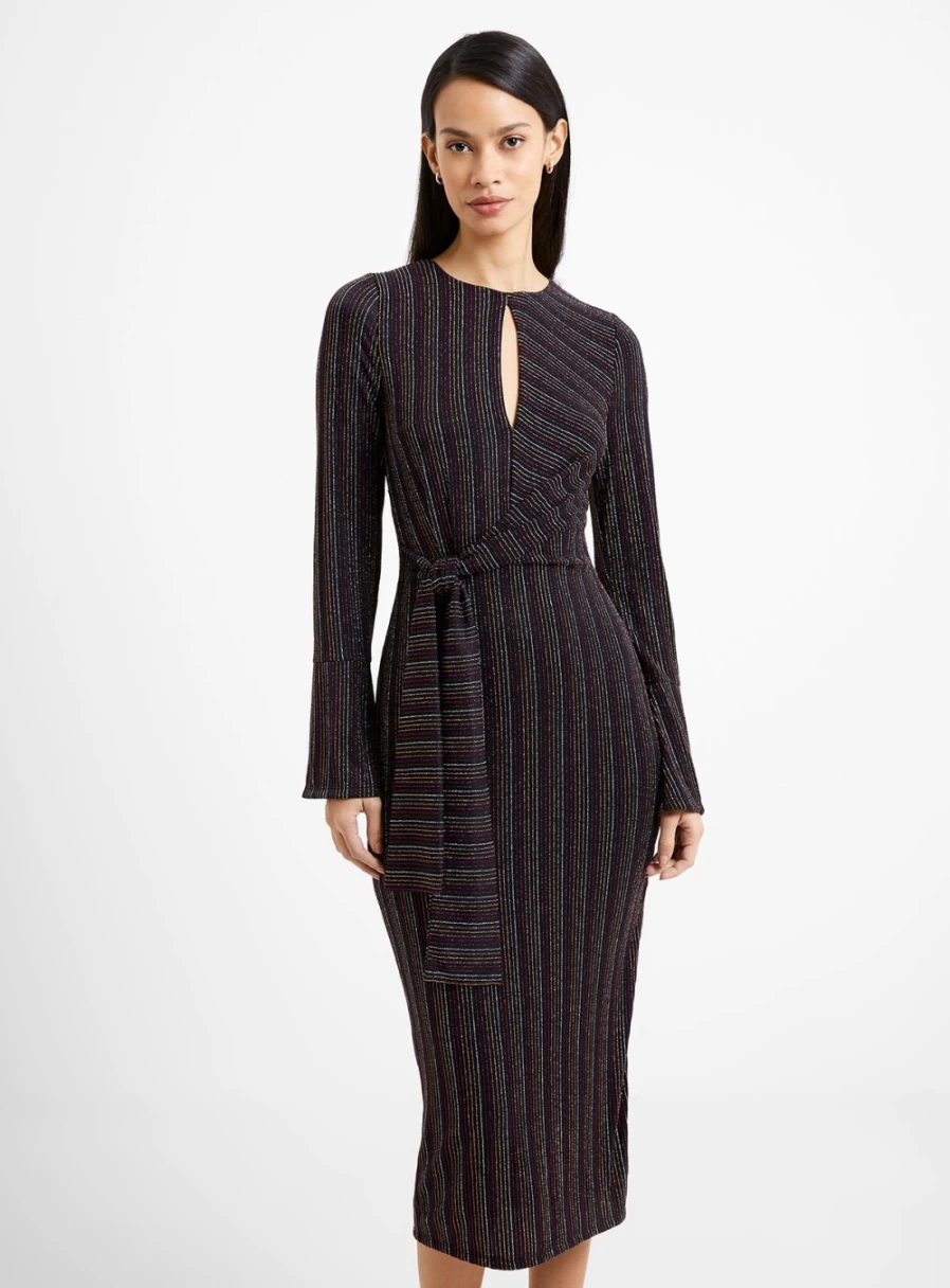 French Connection Women's Paula Keyhole Dress - XS Size, Elegant & Stylish