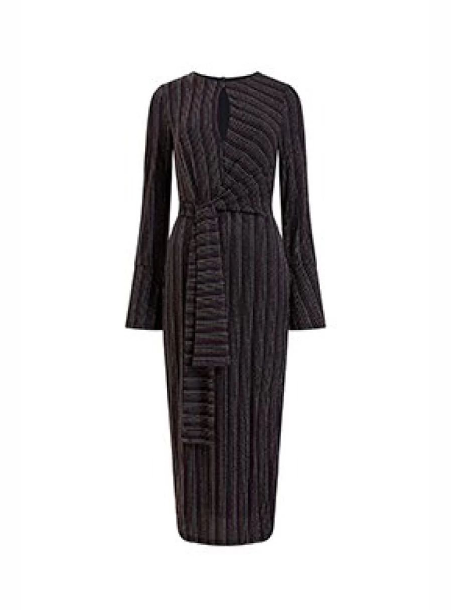 French Connection Women's Paula Keyhole Dress - XS Size, Elegant & Stylish