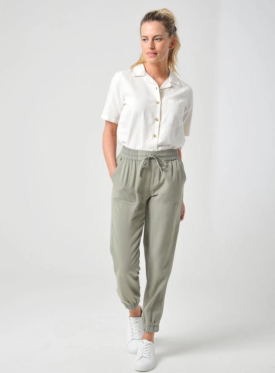 Burgs Women's Parkfield Trousers - Comfortable Casual Pants Size 16
